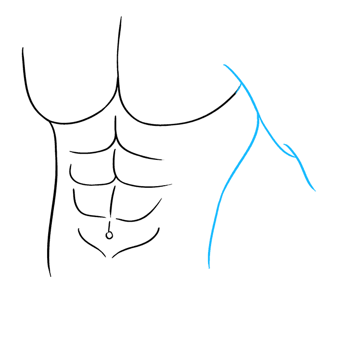 Cách vẽ abs: Bước 8