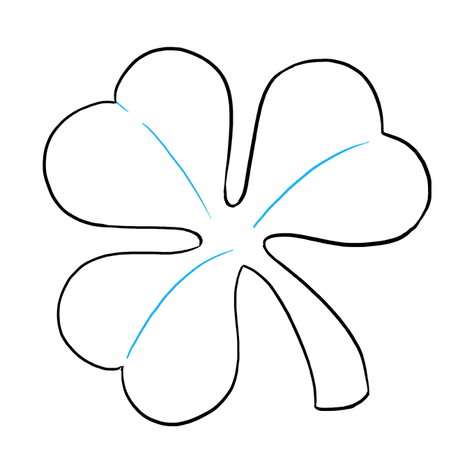 Cách vẽ Shamrock: Bước 9