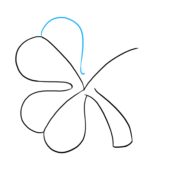 Cách vẽ Shamrock: Bước 6