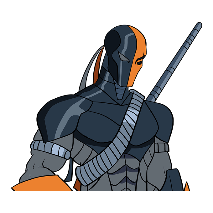 Cách vẽ Deathstroke: Bước 10