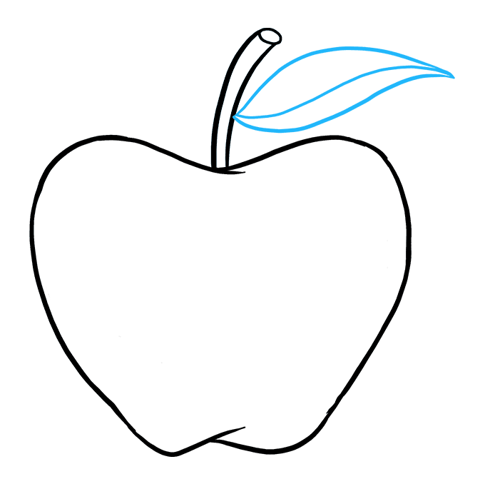 Cách vẽ Apple: Bước 9