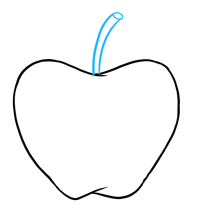 Cách vẽ Apple: Bước 8