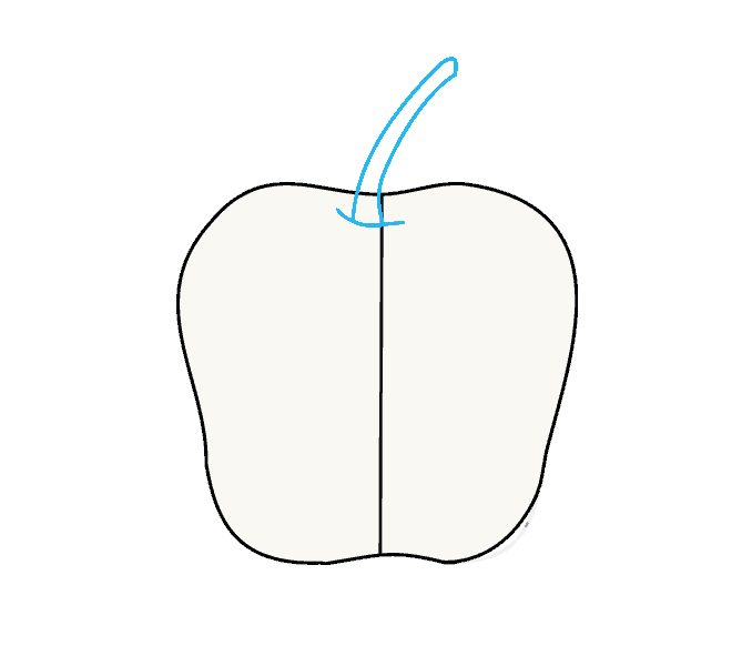 Cách vẽ Apple: Bước 6