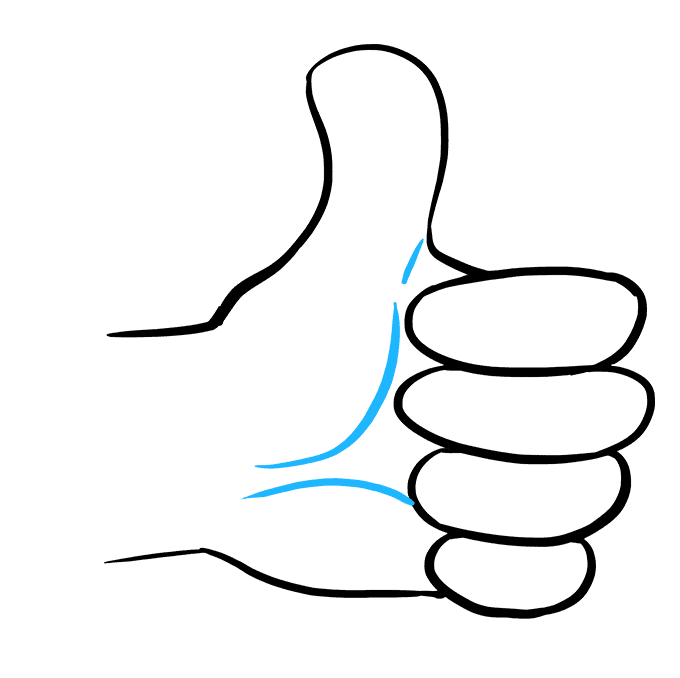 Cách vẽ Thumbs up Đăng nhập: Bước 7