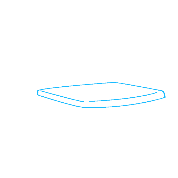 Cách vẽ ghế: Bước 1