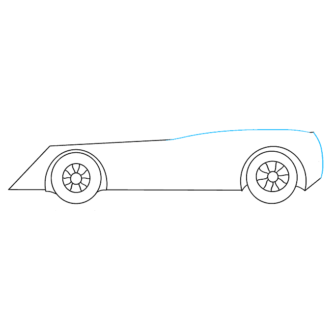 Cách vẽ Lamborghini: Bước 5