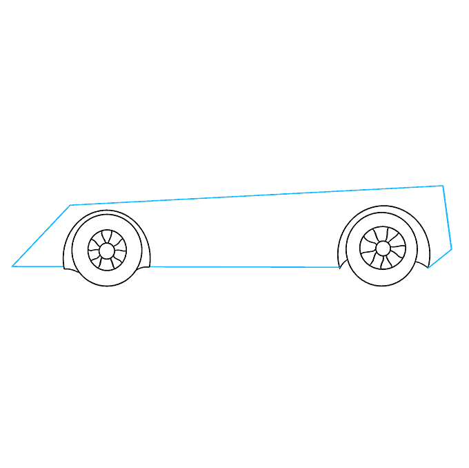 Cách vẽ Lamborghini: Bước 4