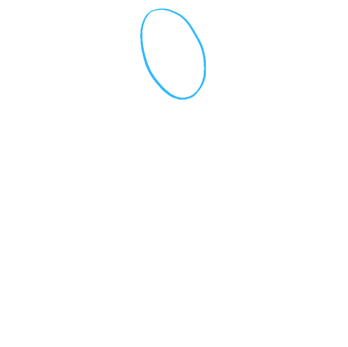 Cách vẽ xác ướp: Bước 1