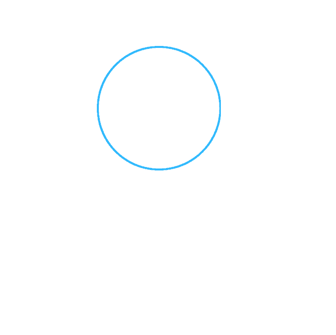 Cách vẽ Quỷ: Bước 1