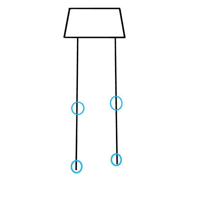 Cách vẽ chân: Bước 3