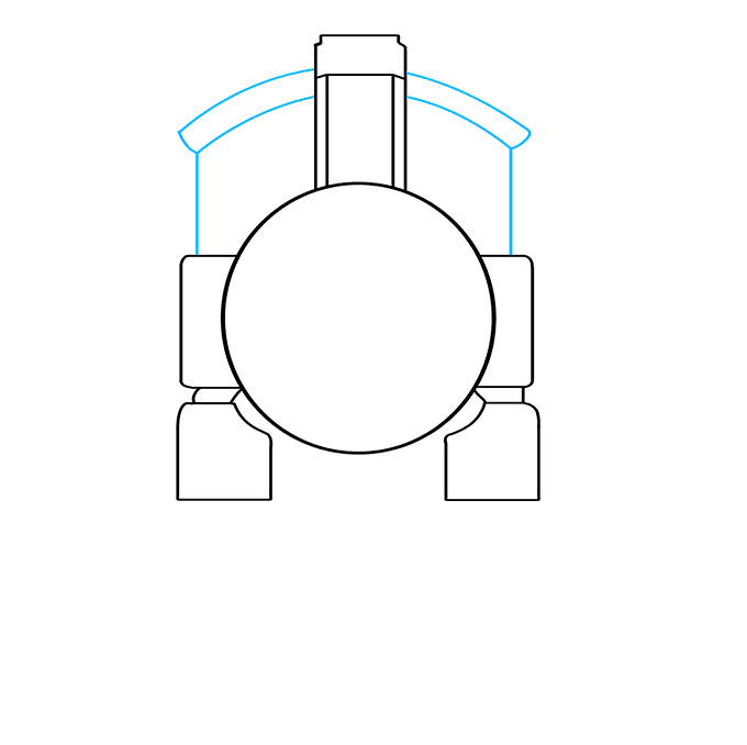 Cách vẽ Thomas tàu: Bước 5