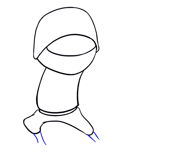 Cách vẽ phim hoạt hình Ninja: Bước 8