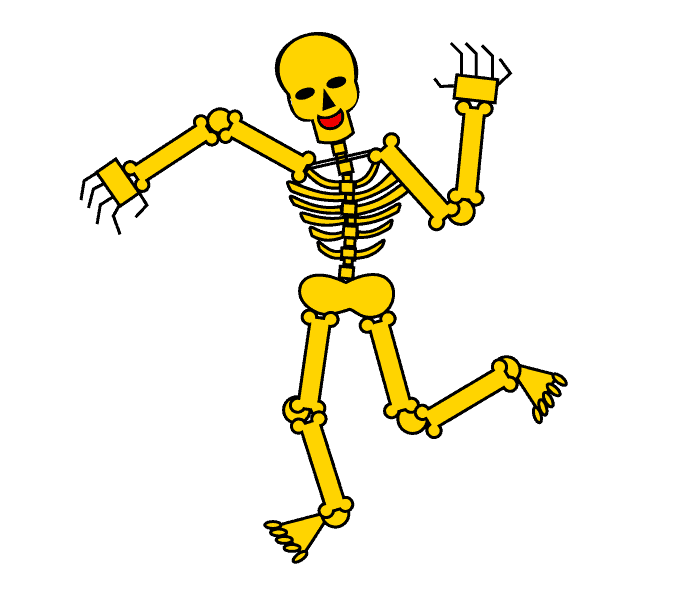 Cách vẽ bộ xương: Bước 15