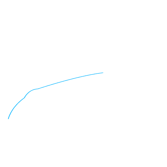 Cách vẽ tàu con thoi: Bước 1