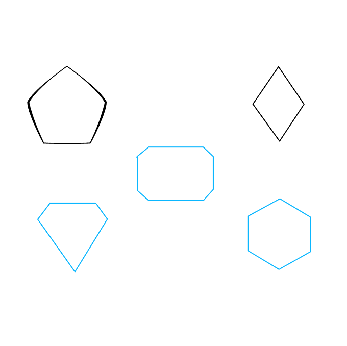 Cách vẽ đá quý: Bước 2