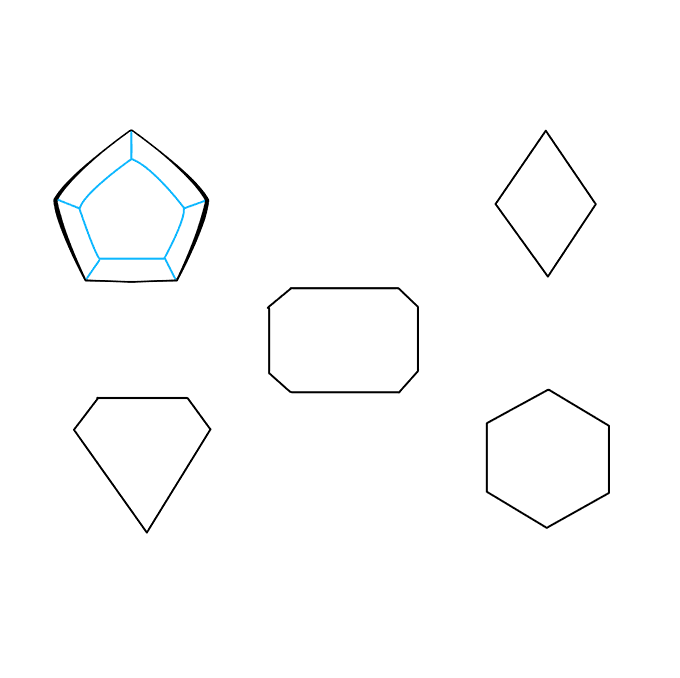 Cách vẽ đá quý: Bước 3