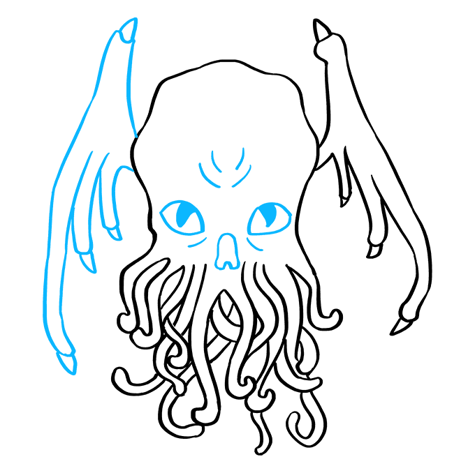 Cách vẽ Cthulhu: Bước 9