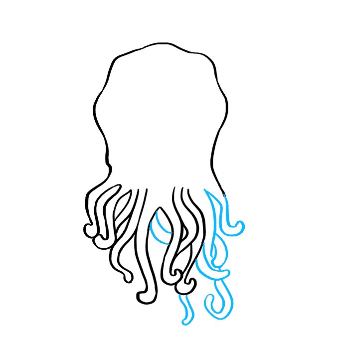 Cách vẽ Cthulhu: Bước 6