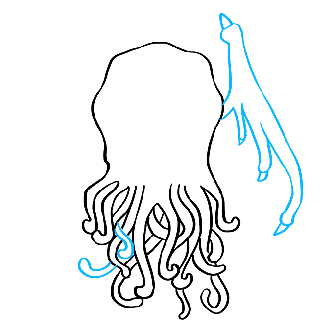 Cách vẽ Cthulhu: Bước 8