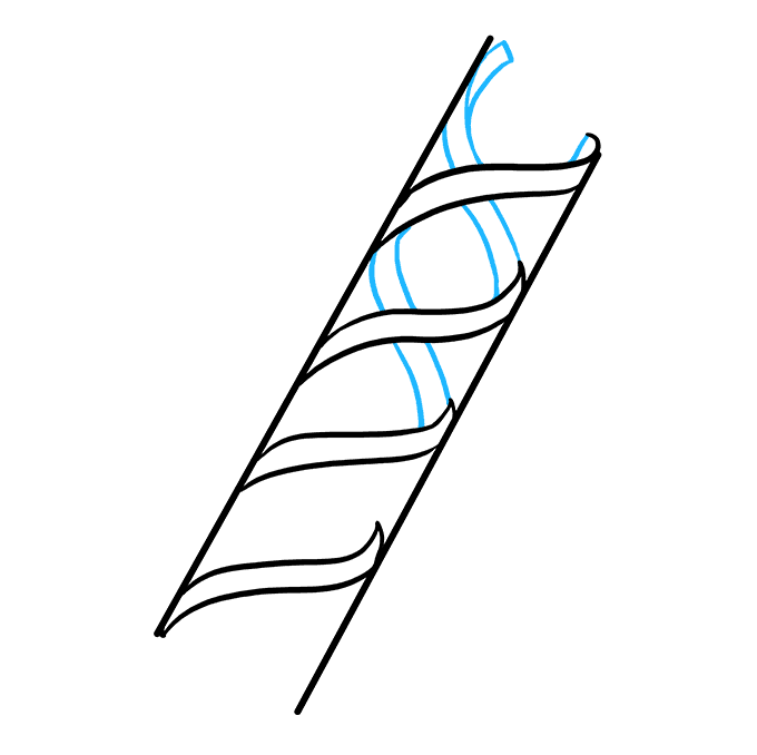 Cách vẽ DNA: Bước 3