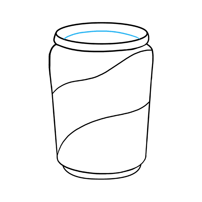 Cách vẽ Soda Can: Bước 7