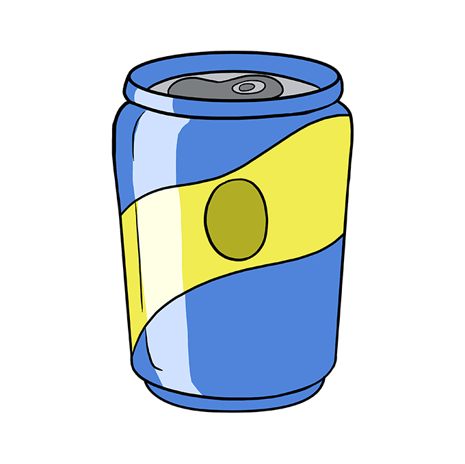 Cách vẽ Soda Can: Bước 10