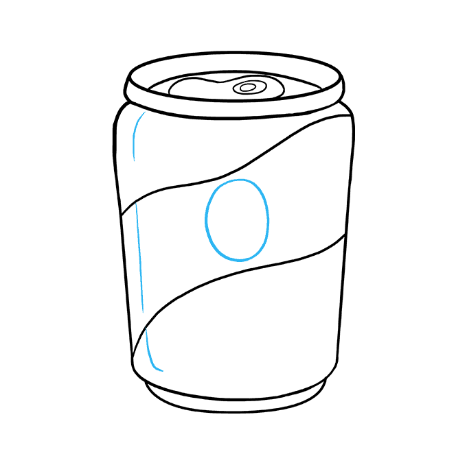 Cách vẽ Soda Can: Bước 9