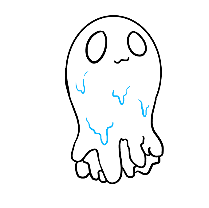 Cách vẽ Slime: Bước 6