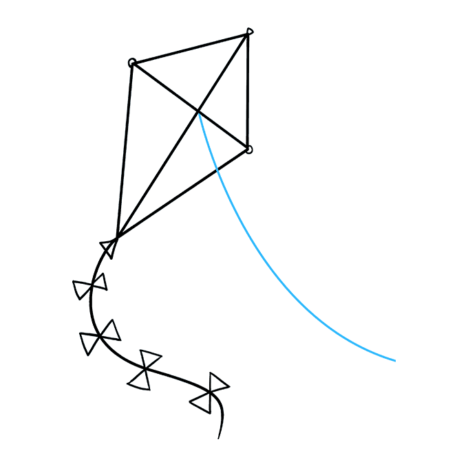 Cách vẽ diều: Bước 9