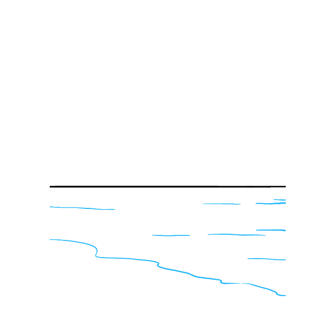 Cách vẽ đại dương: Bước 2