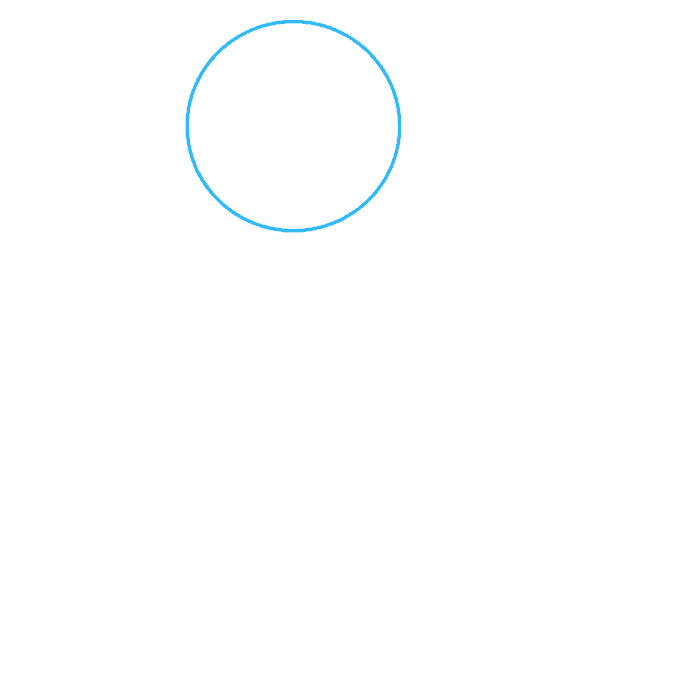 Cách vẽ micro: Bước 1