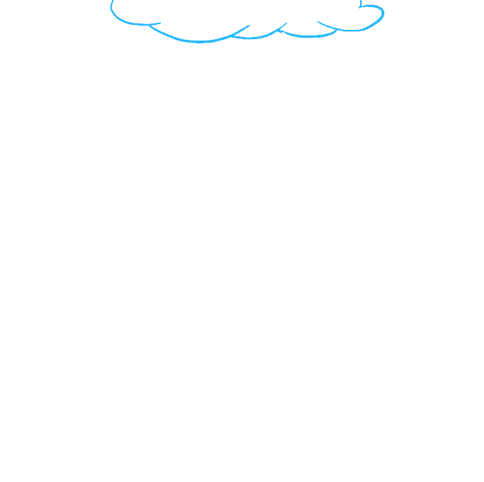Cách vẽ mưa: Bước 1