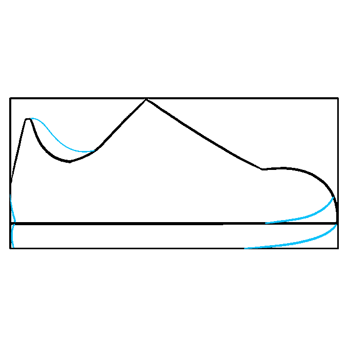 Cách vẽ giày: Bước 4