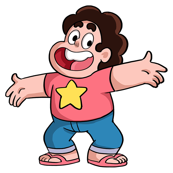 Cách vẽ Steven Universe: Bước 10