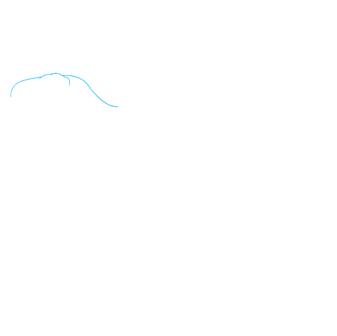 Cách vẽ Tyrannosaurus Rex: Bước 1