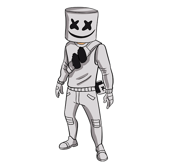 Cách Vẽ Marshmello Trong Fortnite Vẽvn