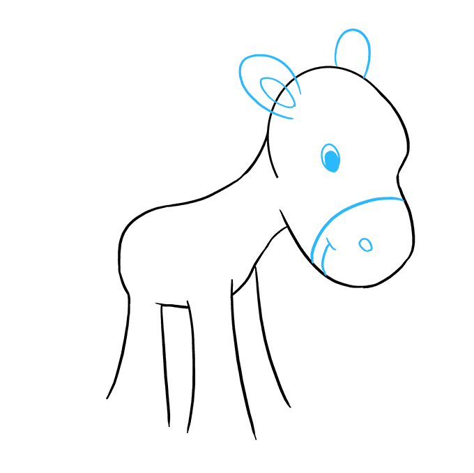 Cách vẽ Pony: Bước 5