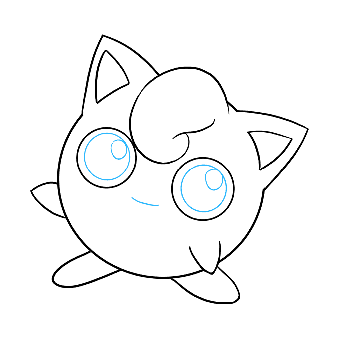 Cách vẽ Jigglypuff: Bước 9