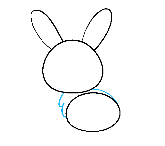 Cách vẽ Bunny: Bước 4