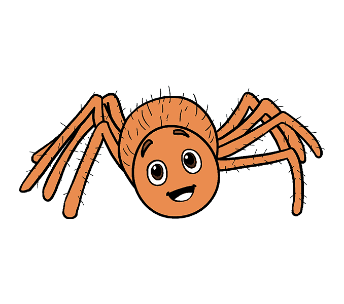 Cách vẽ phim hoạt hình Spider: Bước 20