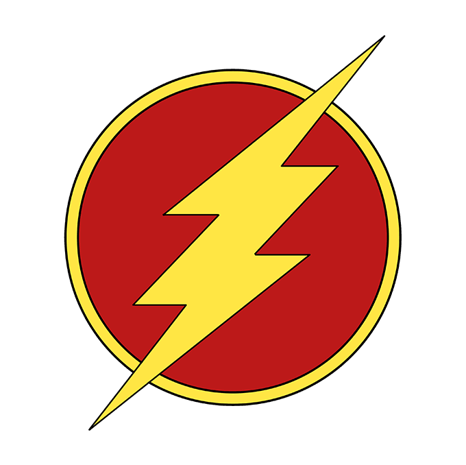 Cách vẽ Logo Flash: Bước 10