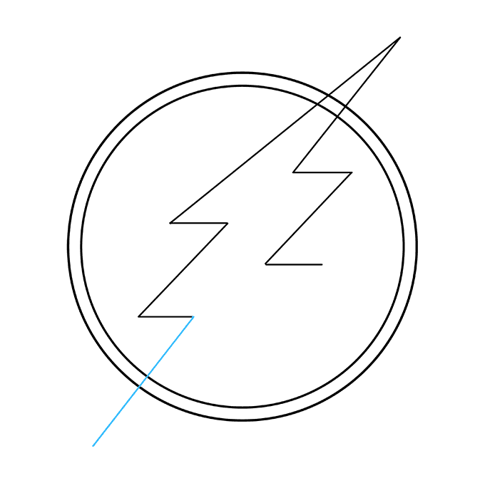 Cách vẽ Logo Flash: Bước 8