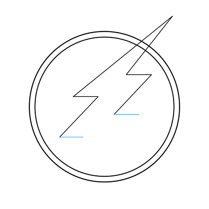 Cách vẽ Logo Flash: Bước 7