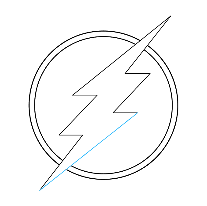 Cách vẽ Logo Flash: Bước 9