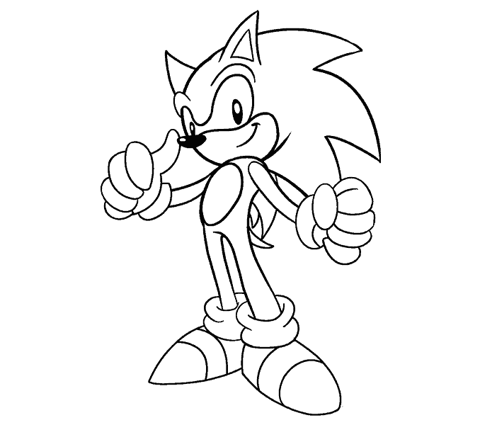 Cách vẽ nhím Sonic: Bước 20