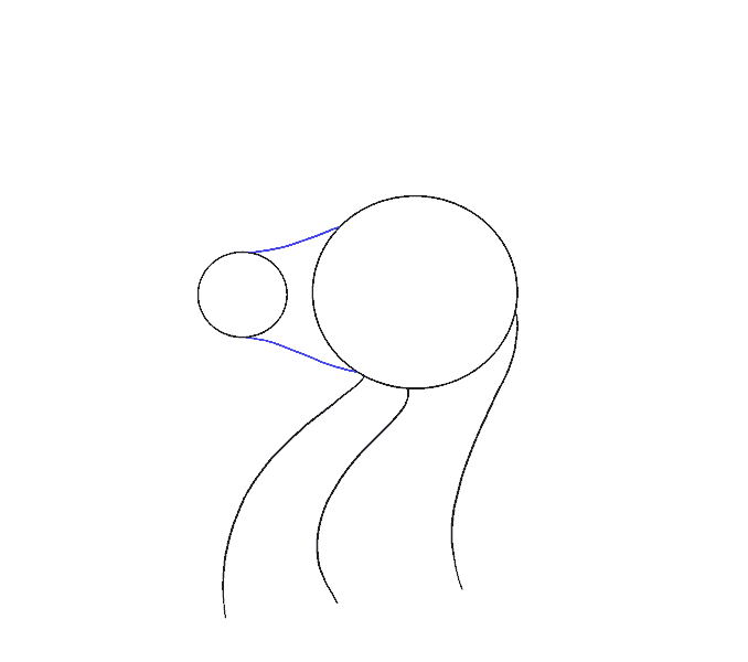 Cách vẽ đầu rồng: Bước 5