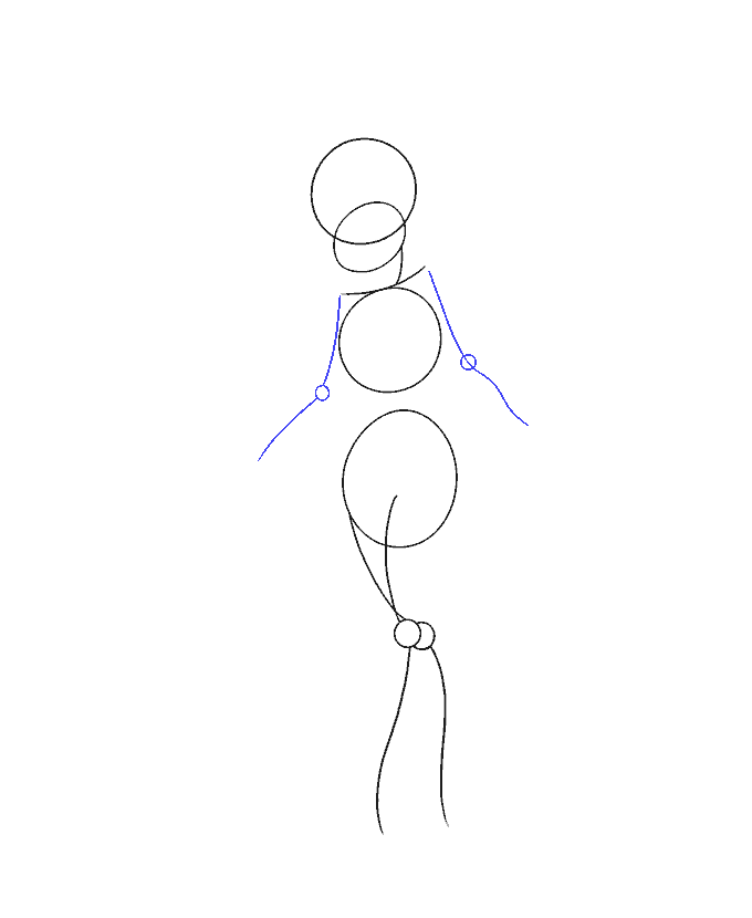 Cách vẽ Tinkerbell: Bước 6