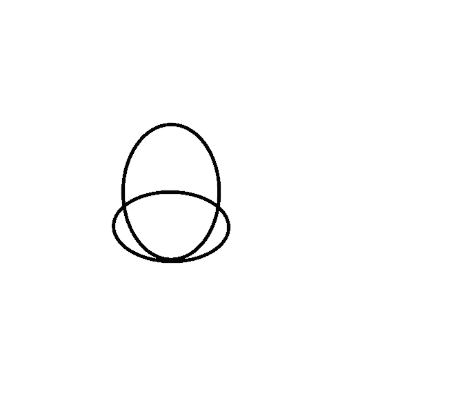 Cách vẽ Bunny: Bước 1
