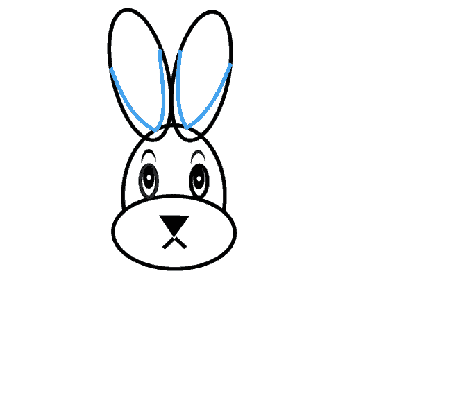 Cách vẽ Bunny: Bước 6