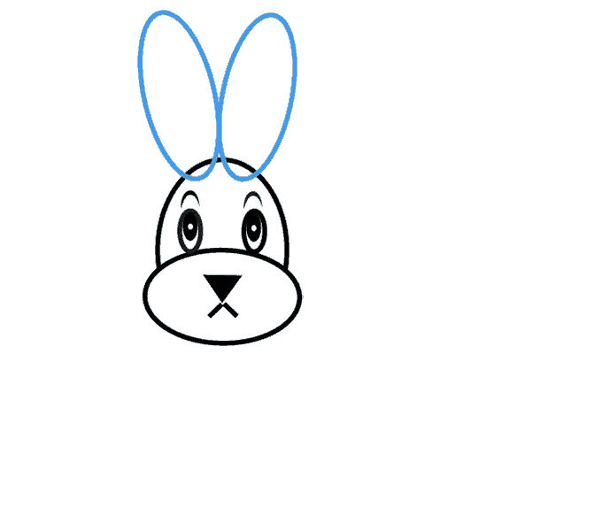 Cách vẽ Bunny: Bước 5